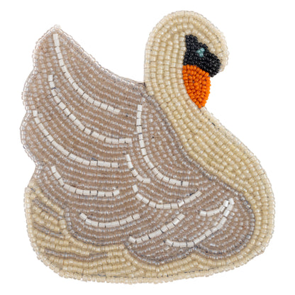 Swan Beaded Coasters