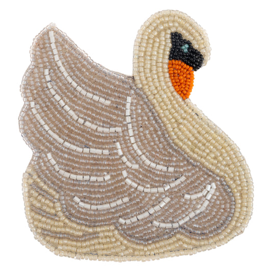 Swan Beaded Coasters