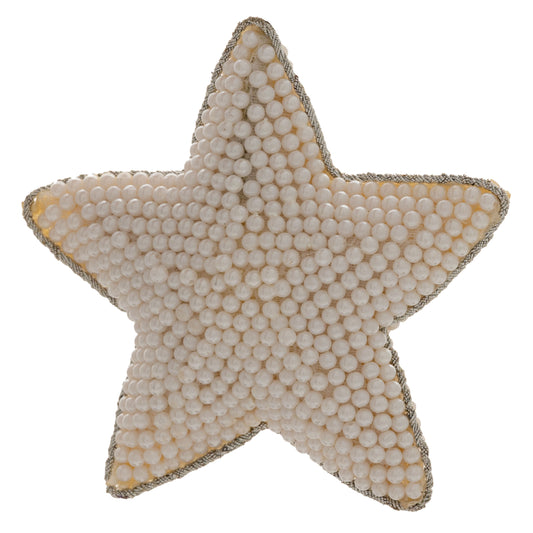 Pearl Star Beaded Ornament