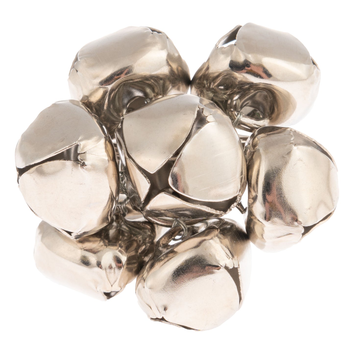 Jingle Bells Silver Napkin Rings