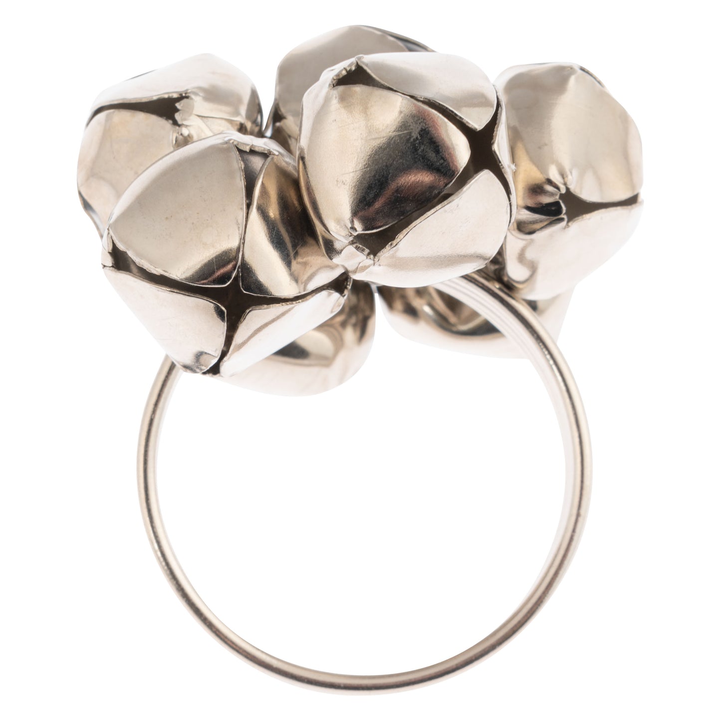 Jingle Bells Silver Napkin Rings