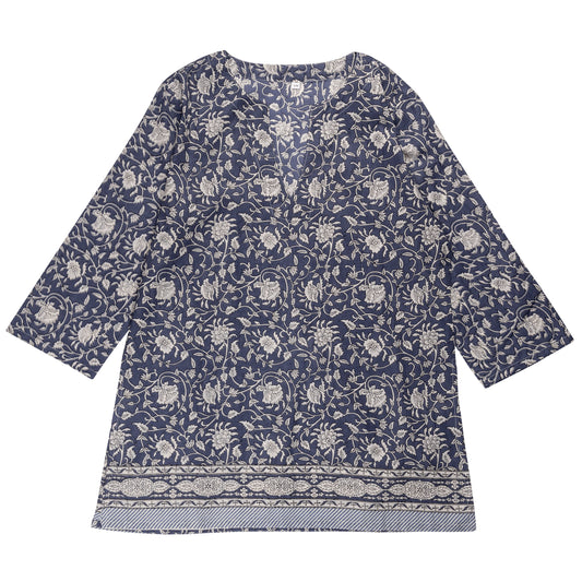 Periwinkle Floral L/XL Summer Tunic