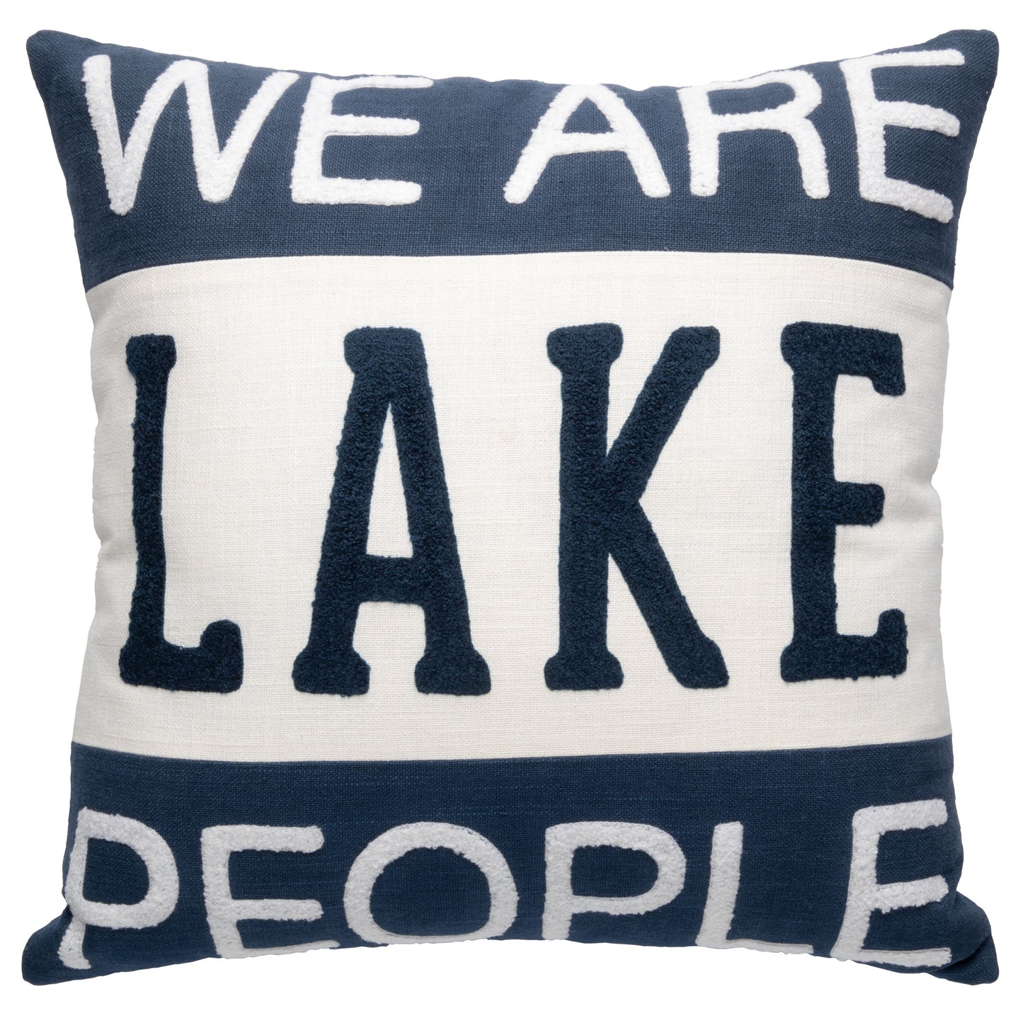 Lake People Square Throw Pillows