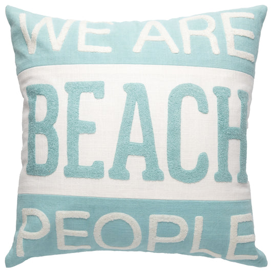 Beach People Square Throw Pillows