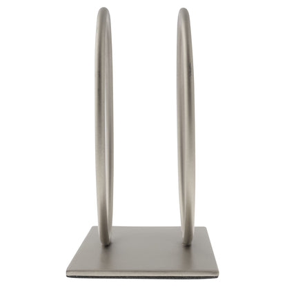 Silver Oval Metal Napkin Holder