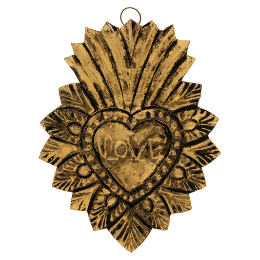 Heart MD Flat Metal Ornament