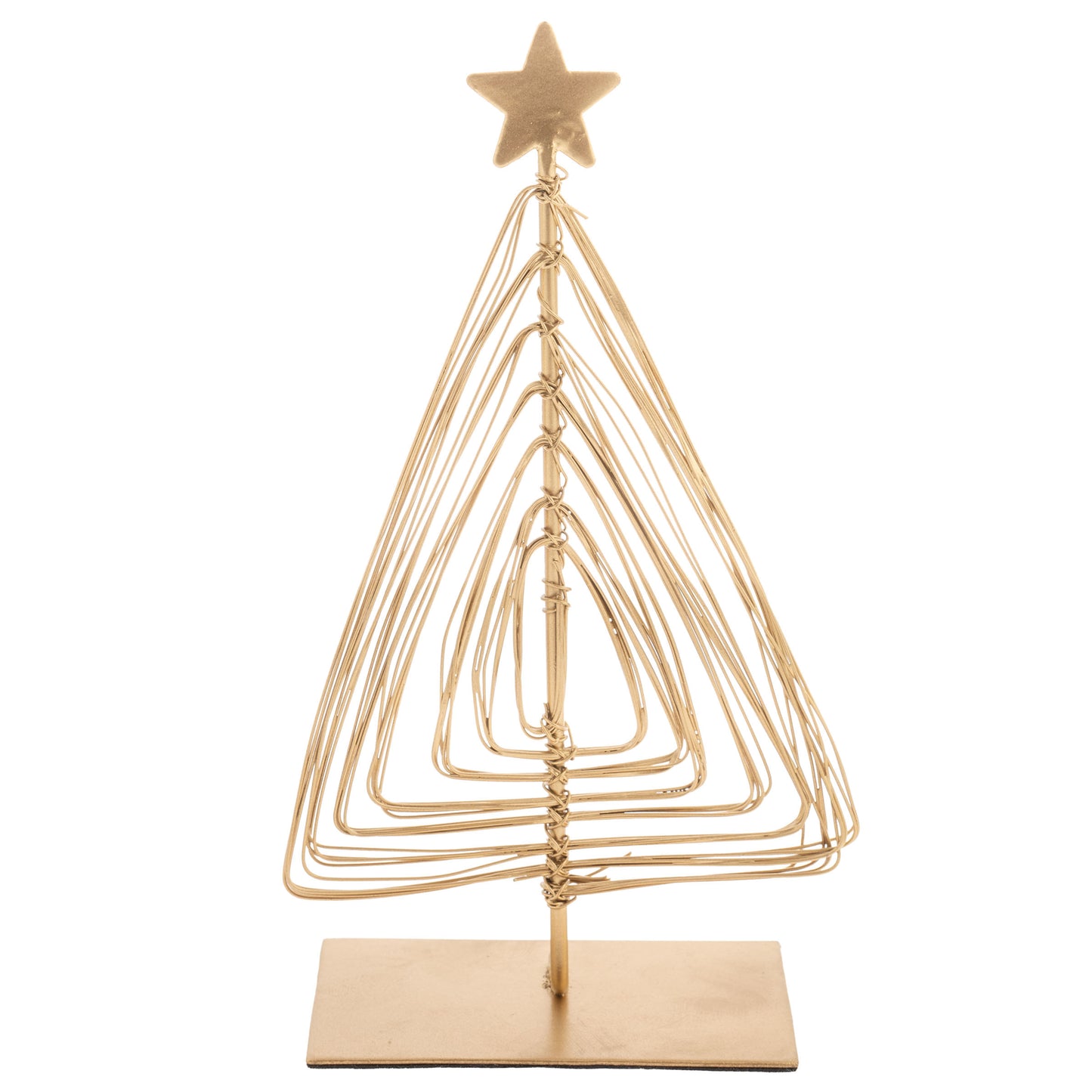 Large Spiral Wire Flat Trees