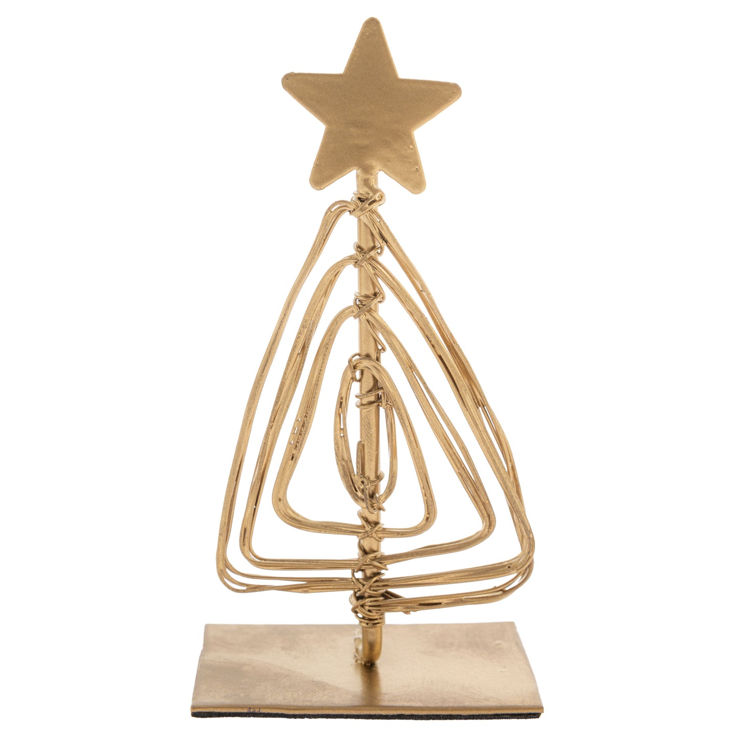 Small Spiral Wire Flat Trees