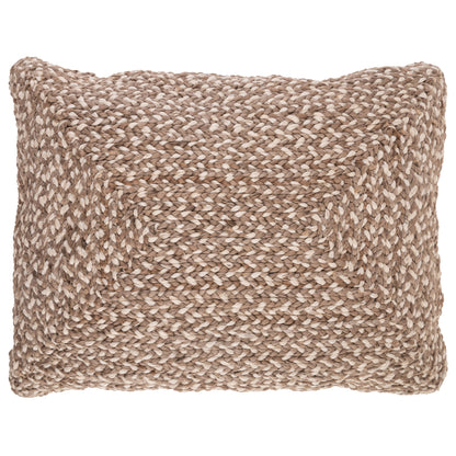 Mushroom Rectangle Jute Pillow