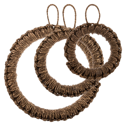 Espresso Round Woven Trivets