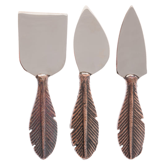 Feather Set of 3 Feather Cheese Tools