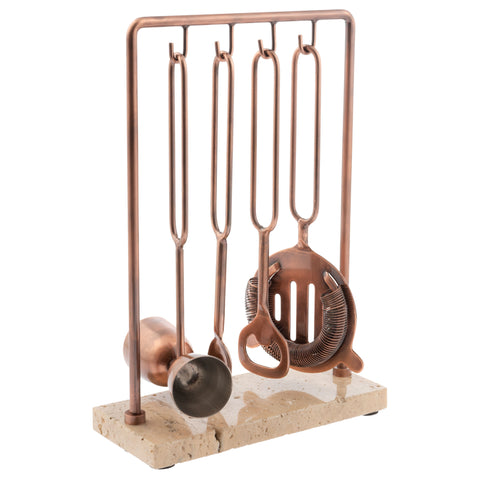 Copper Bar Tools with Stand