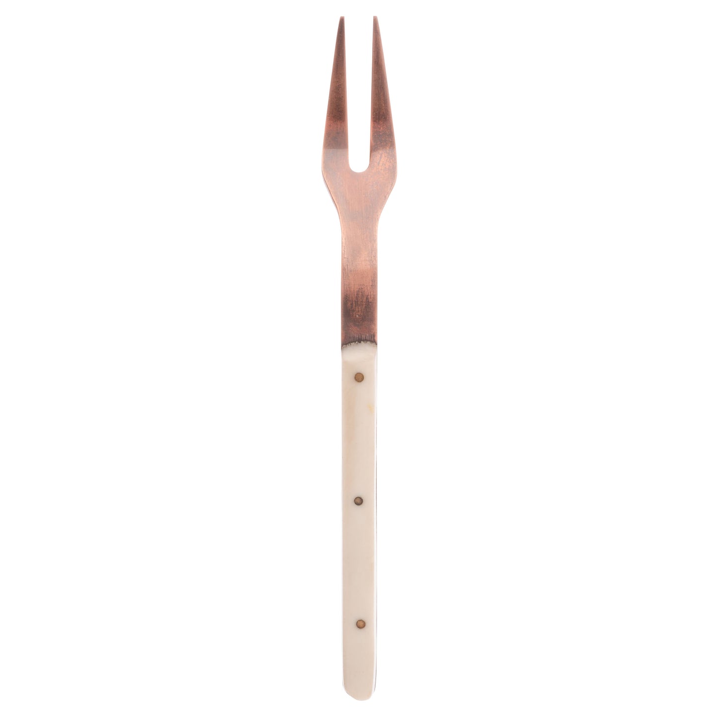Ivory Resin Appetizer Forks individual view. 