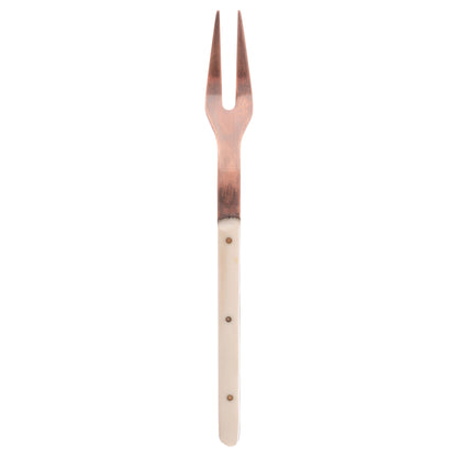 Ivory Resin Appetizer Forks individual view. 