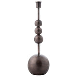 Large orb candlestick holder