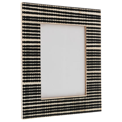 B&W Organinc Striped Natural Bone Picture Frame