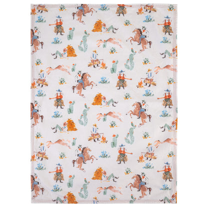 Vintage Cowboy Vintage Cowboy Tea Towel