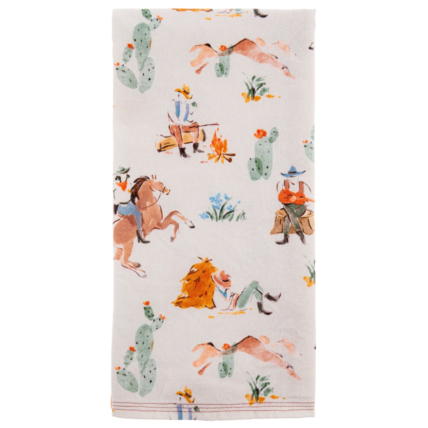 Vintage Cowboy Vintage Cowboy Tea Towel