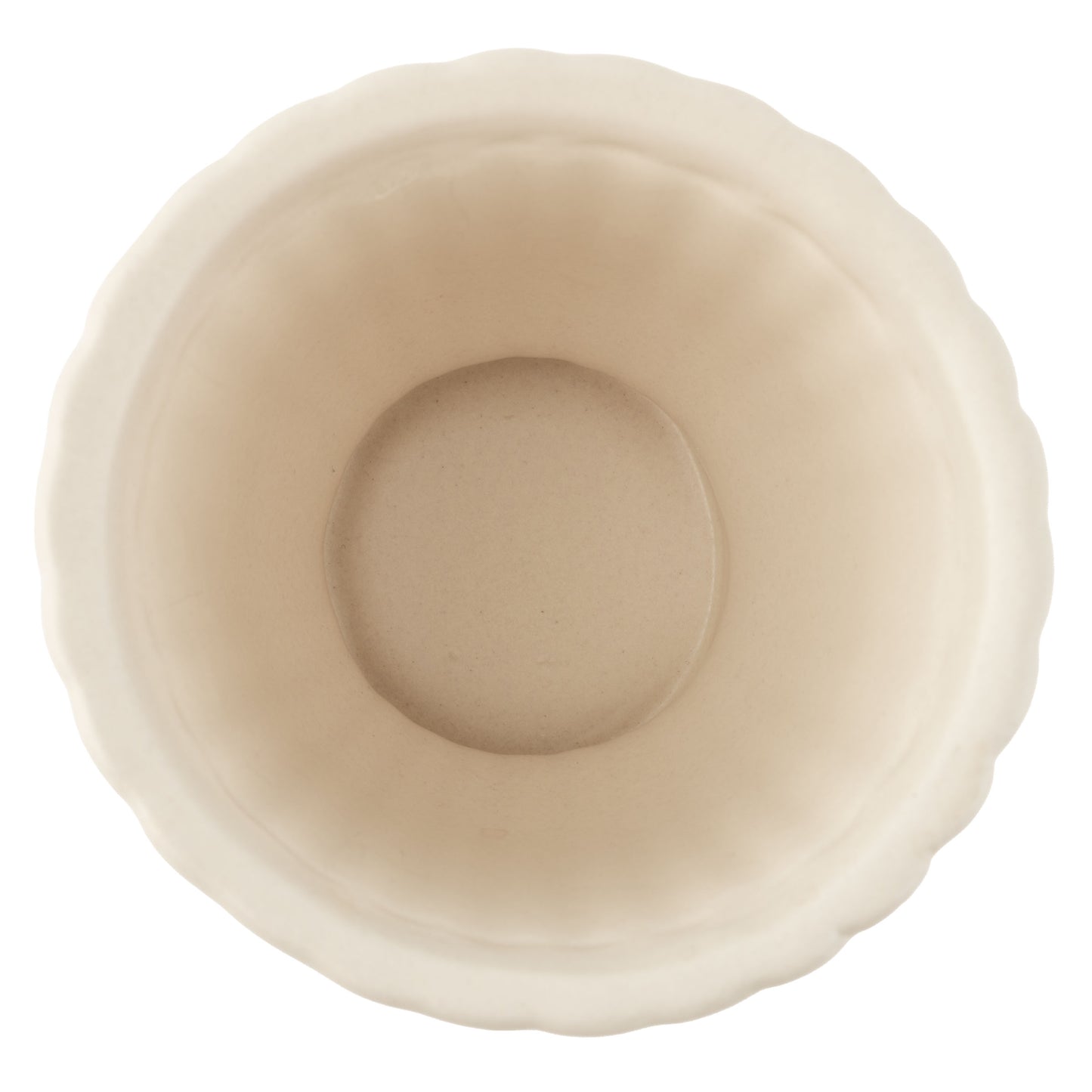 Small Fluted Pot