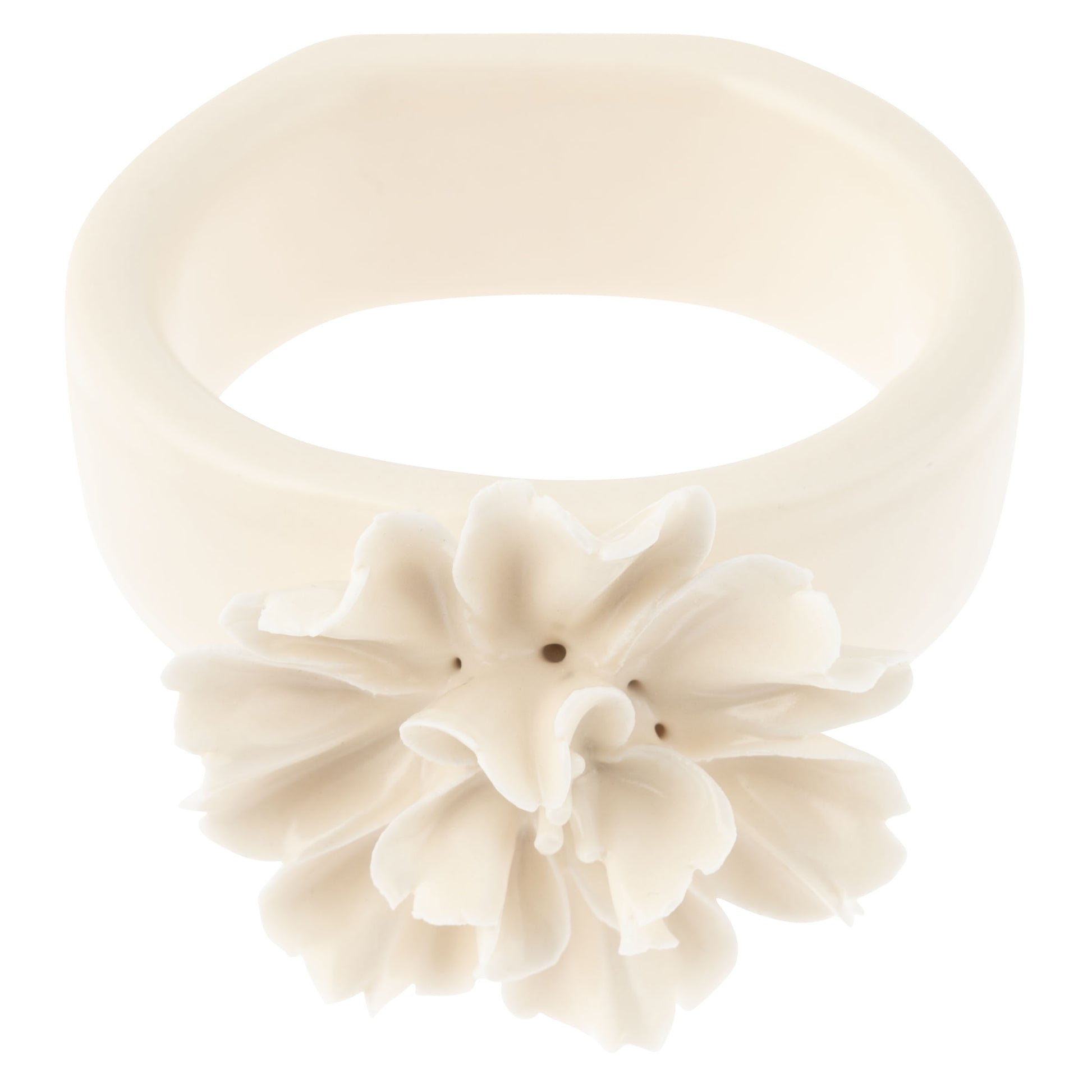Ceramic Flower Napkin Rings 