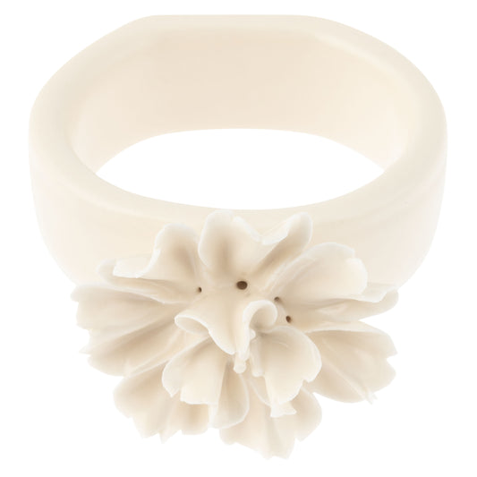Ceramic Flower Napkin Rings 