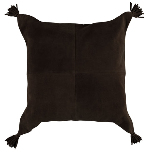 Bronco Suede Tassel Square Pillow