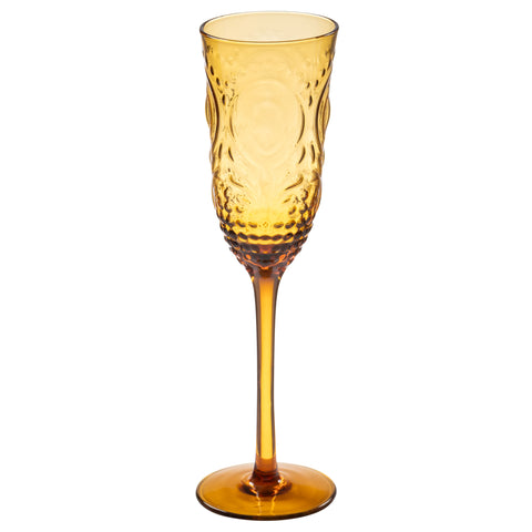 Amber Nonna Champagne Flute