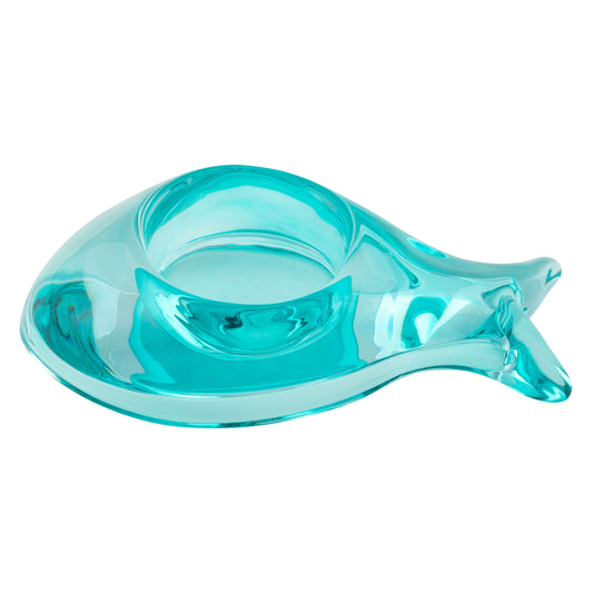 Teal Fish Tealight