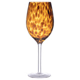 Wine tortoiseshell glass