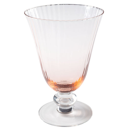 Warm Pink Aria Wine Glass