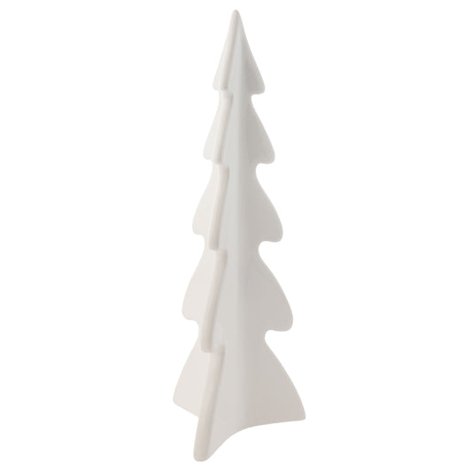 Medium Winter White Ceramic Tree