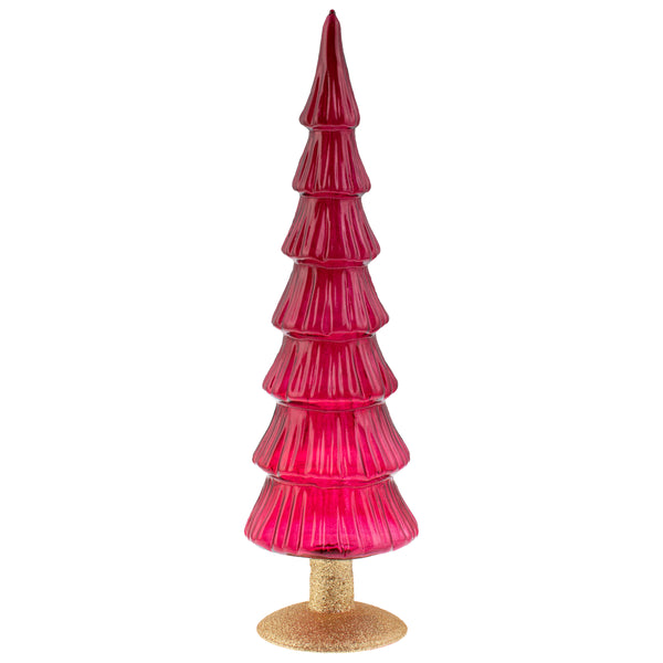 Berry flared glass tree