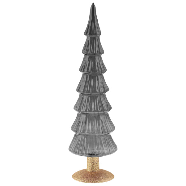 Gray flared glass tree