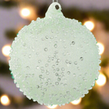 Crystal Beaded Glass Ornament Mint