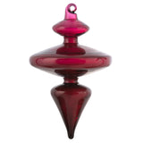 Berry transparent glass finial