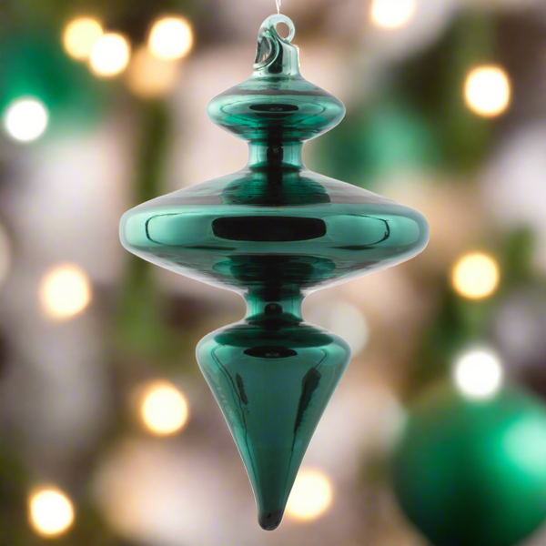 Opaque Glass Finial Ornament