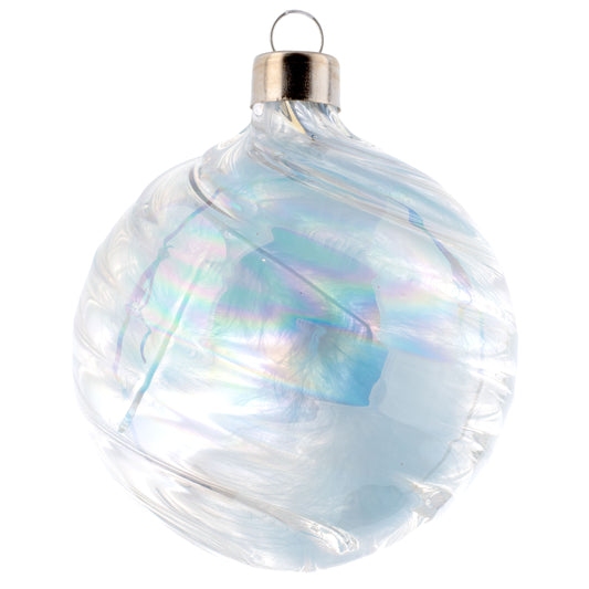 Ball Feather Cloud Sea Blue Ornament