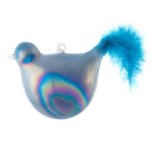 Feather Tail Bird Ornament