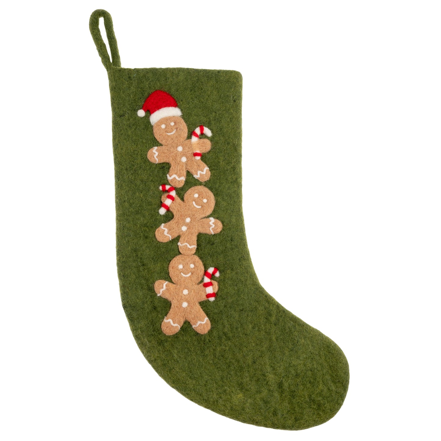 Gingerbread Man Felt Stocking