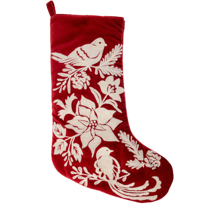 Red Toile Stocking