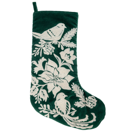 Green Toile Stocking