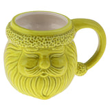 Green santa mug