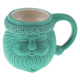 Blue santa mug