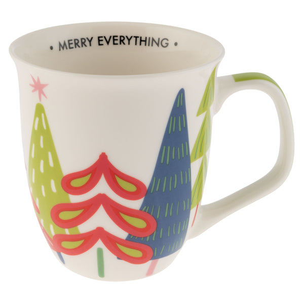 Tree shelly holiday mug