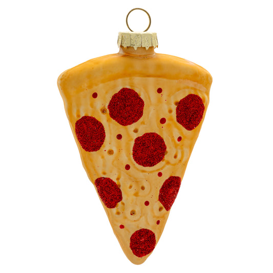 Pizza Glass Ornament