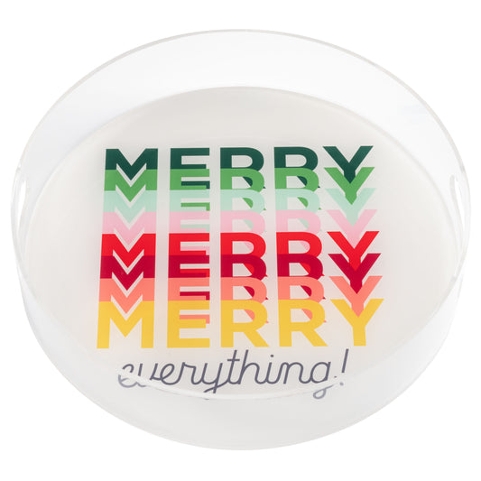 Merry Everything Acrylic Trays