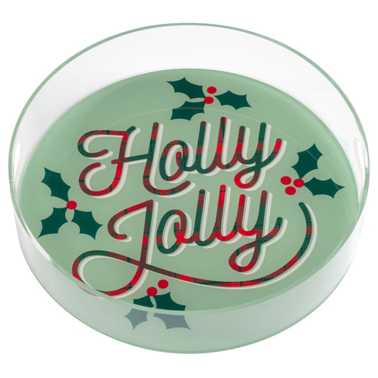 Holly Jolly Acrylic Trays