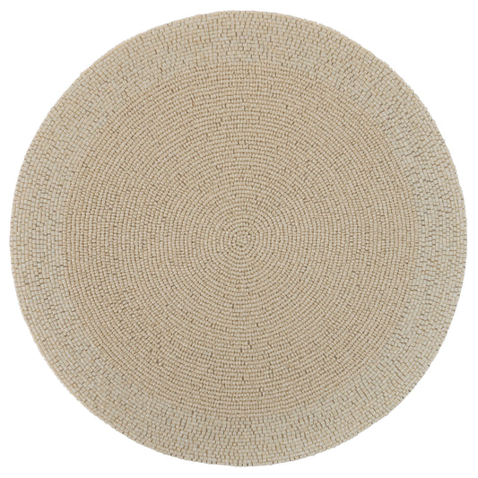 Cream Beaded Placemats