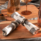 Buckled Leather Napkin Rings